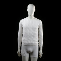 Basic You - sweater - White - (Storlek: M)
