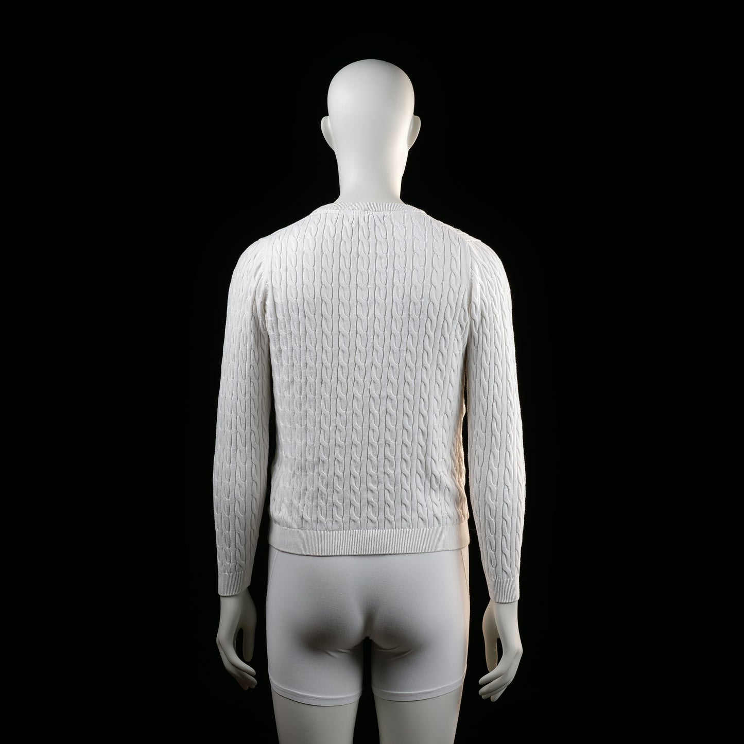 Basic You - sweater - White - (Storlek: M)