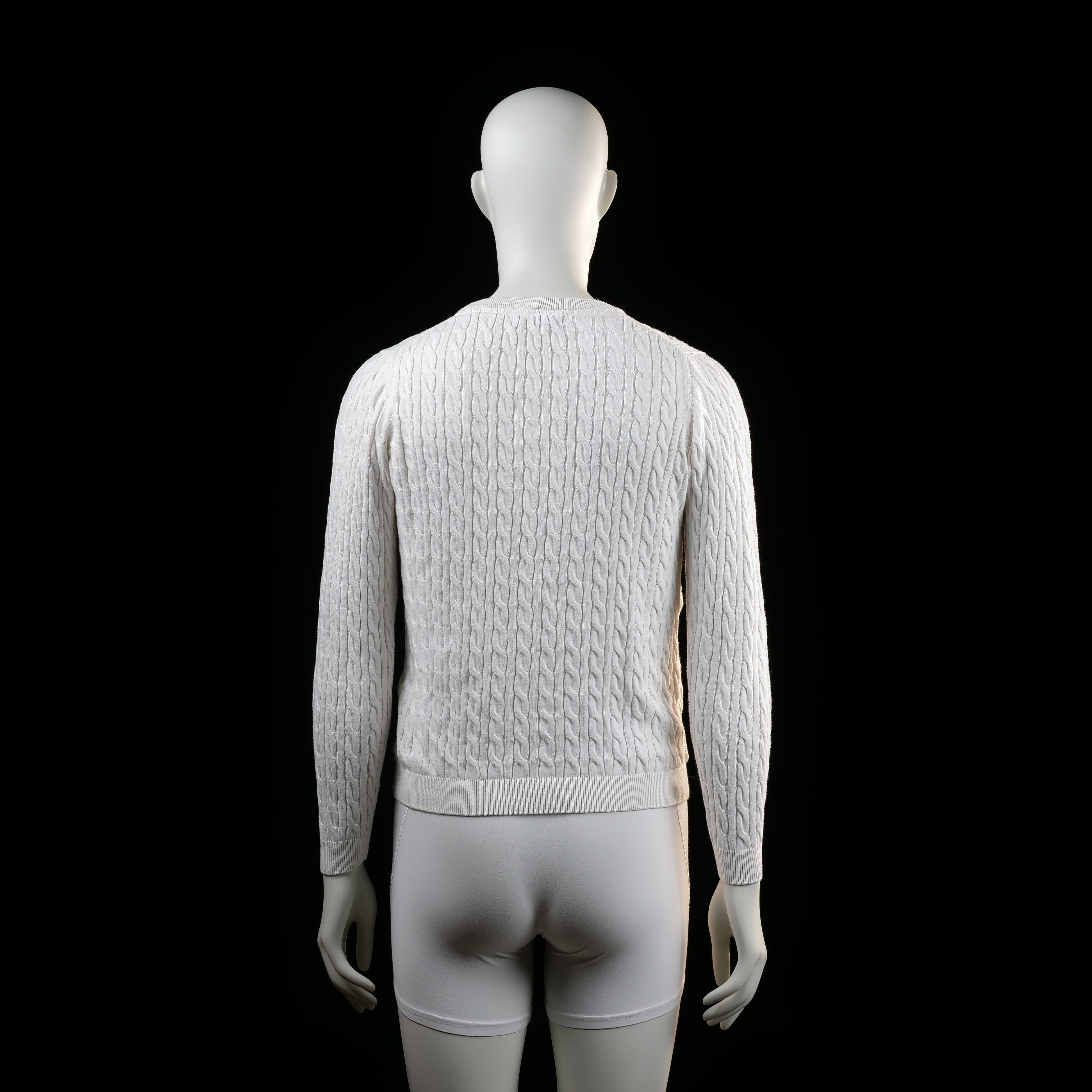 Basic You - sweater - White - (Storlek: M)