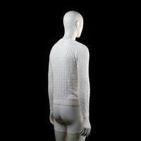 Basic You - sweater - White - (Storlek: M)
