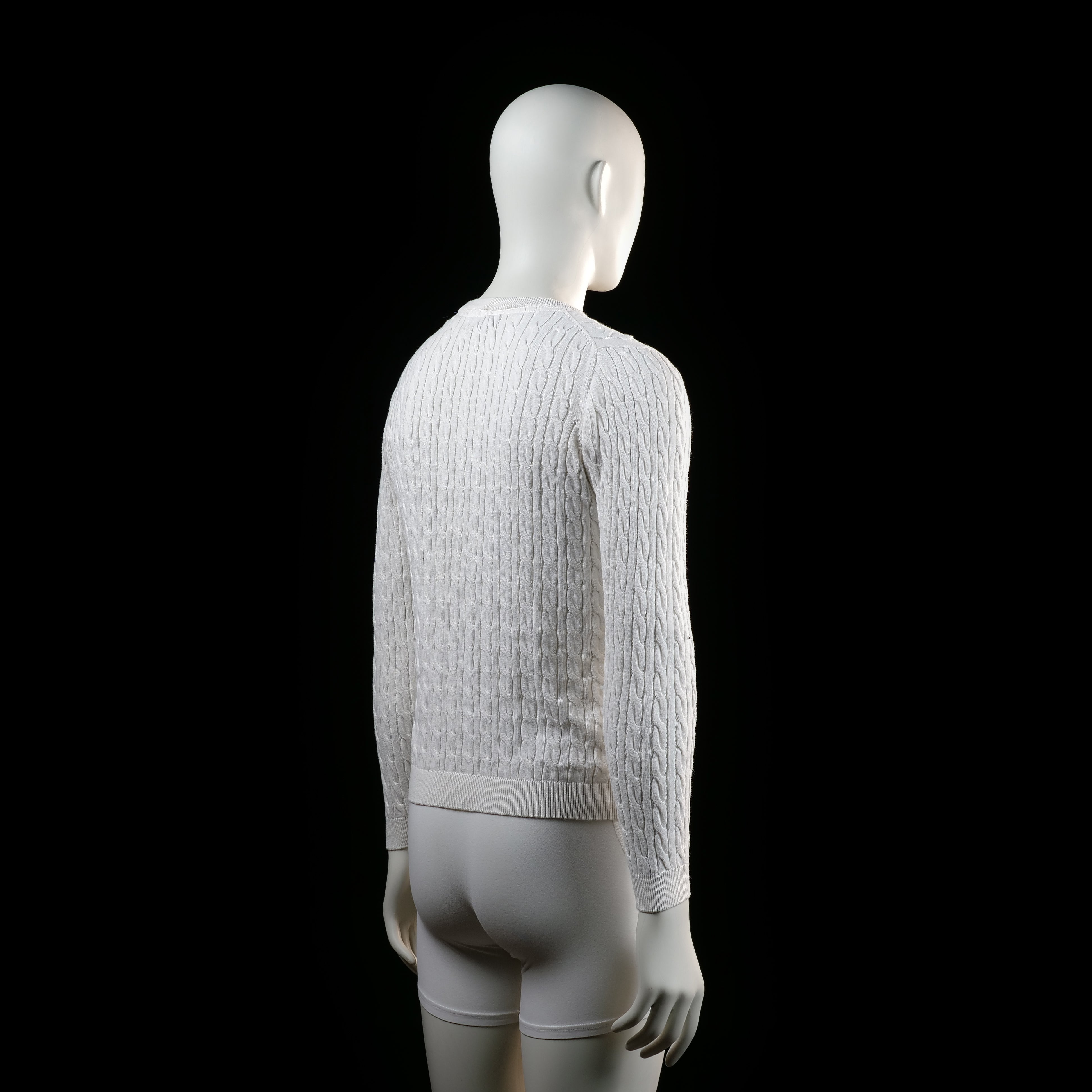 Basic You - sweater - White - (Storlek: M)
