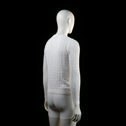 Basic You - sweater - White - (Storlek: M)