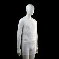 Basic You - sweater - White - (Storlek: M)