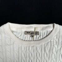 Basic You - sweater - White - (Storlek: M)