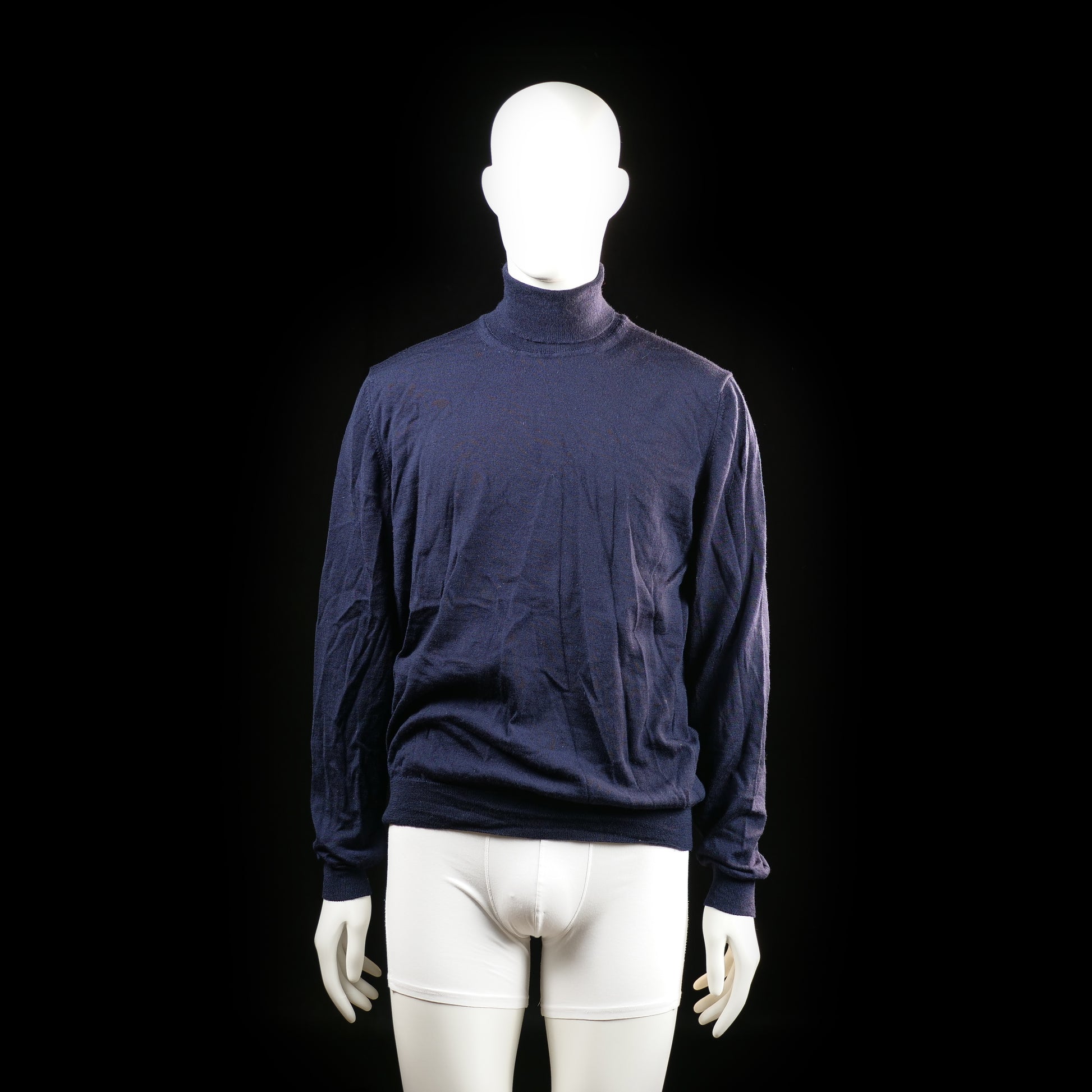 Olymp - turtleneck - Navy - (Storlek: L)