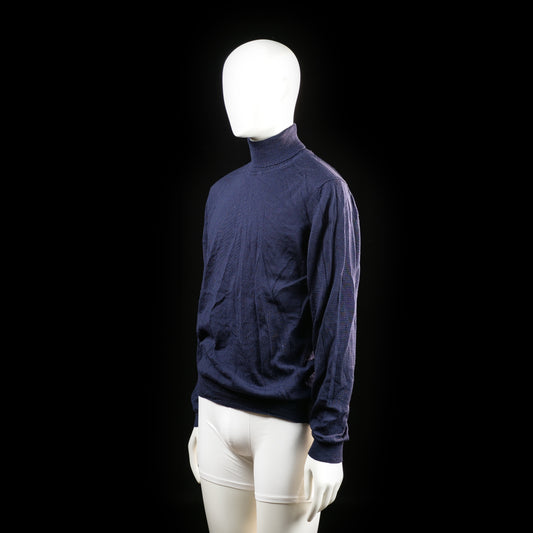Olymp - turtleneck - Navy - (Storlek: L)