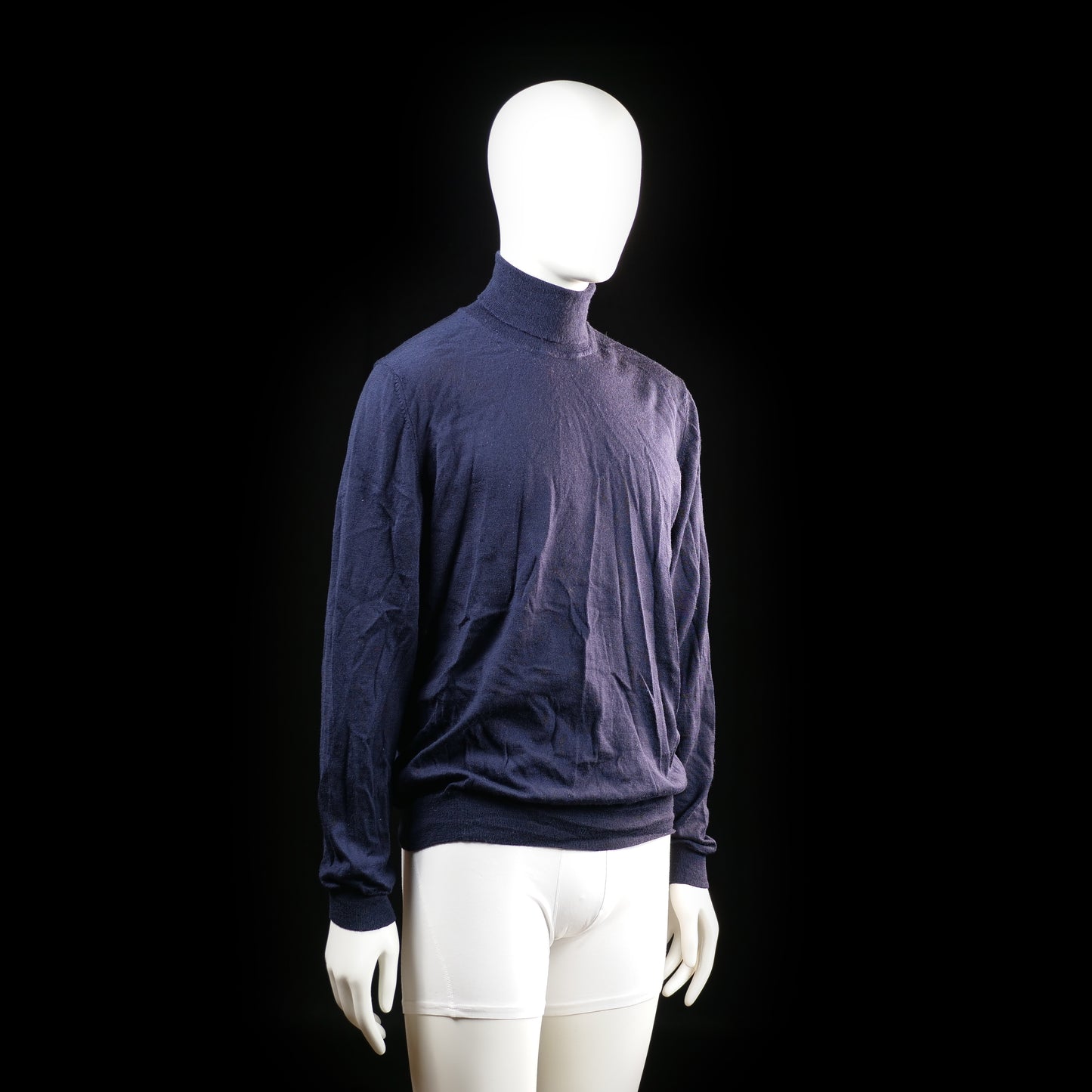Olymp - turtleneck - Navy - (Storlek: L)