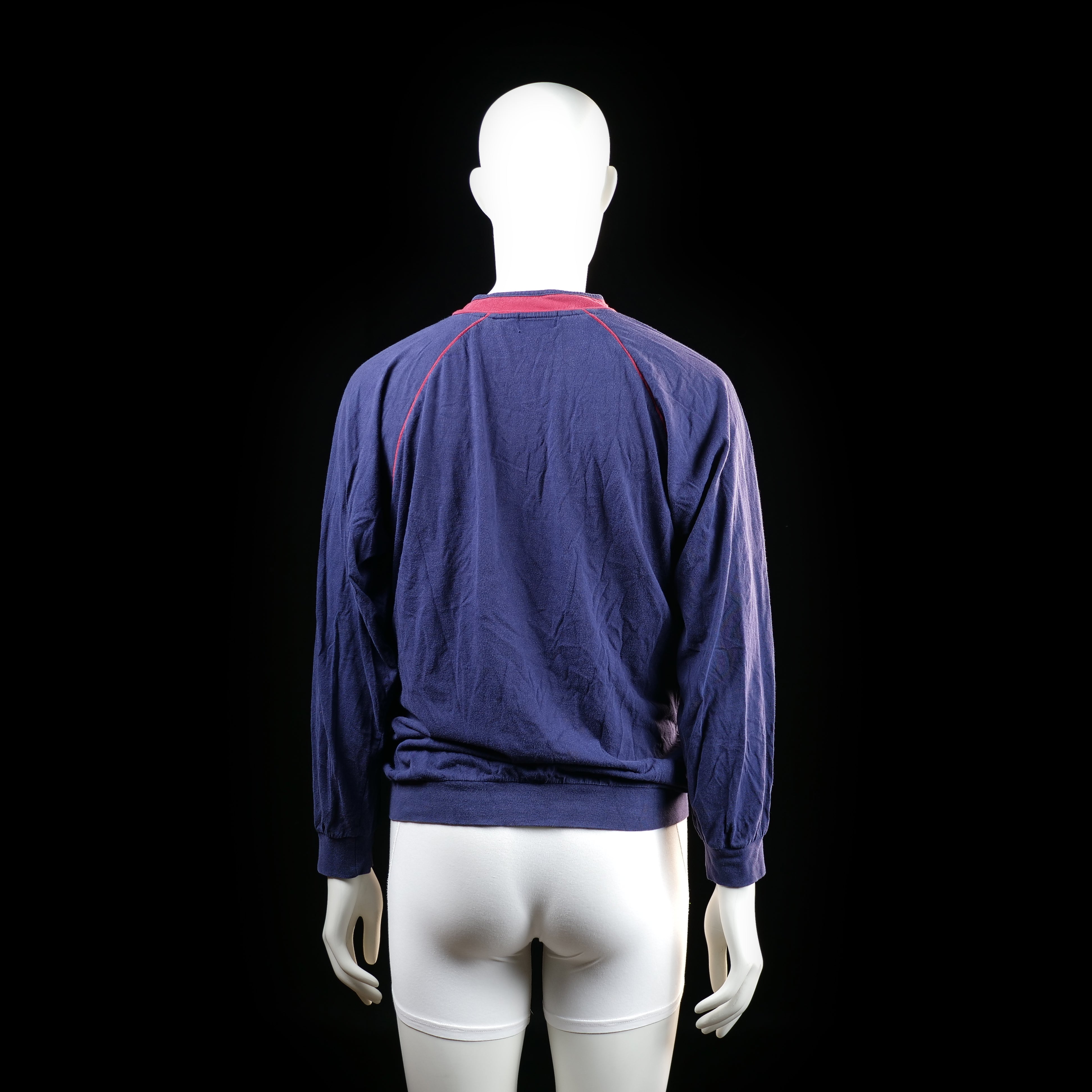 Wolsey - sweatshirt - Navy, Red - (Storlek: M)