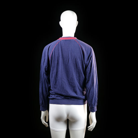 Wolsey - sweatshirt - Navy, Red - (Storlek: M)