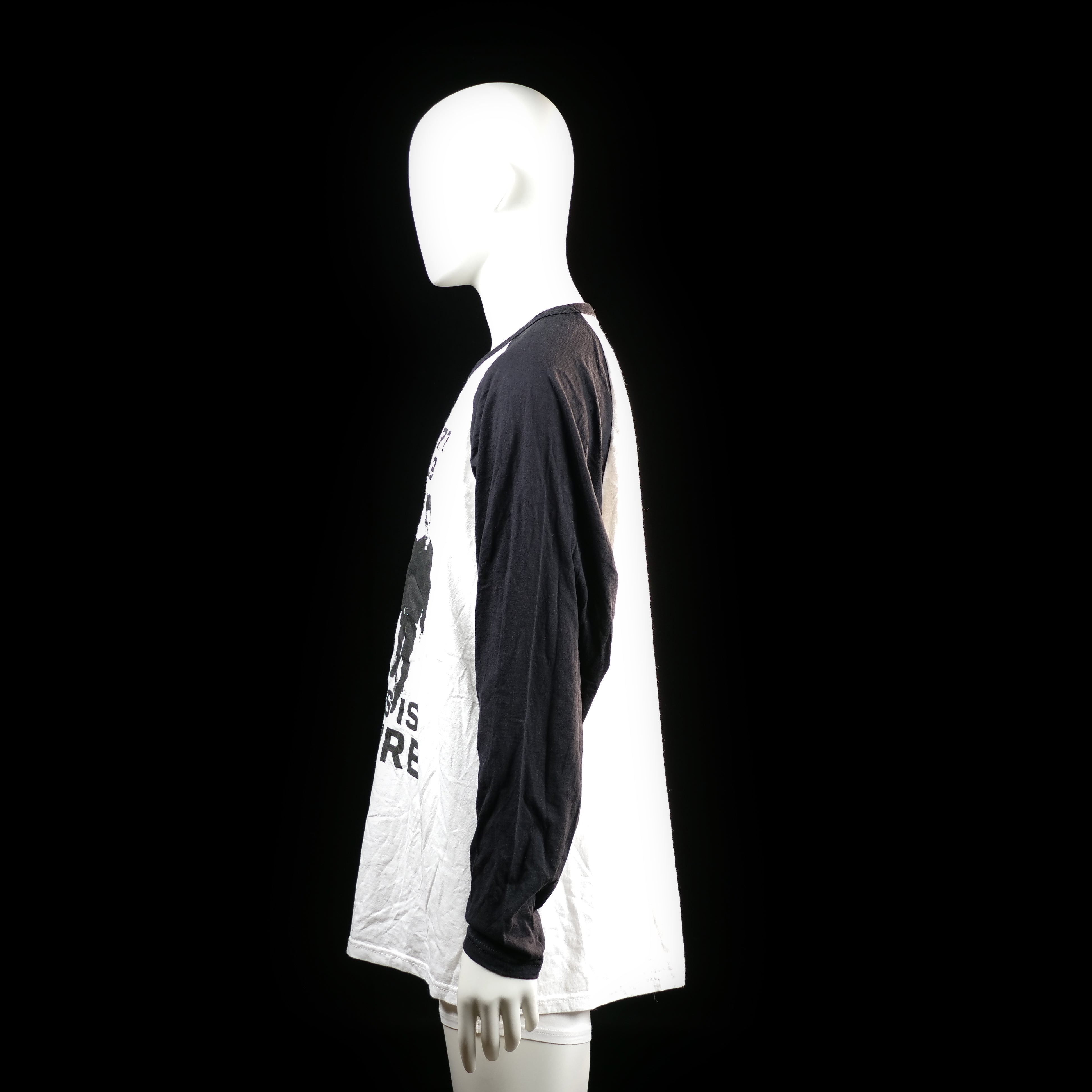 Fruit Of The Loom - long-sleeve top - White, Black - (Storlek: XXL)