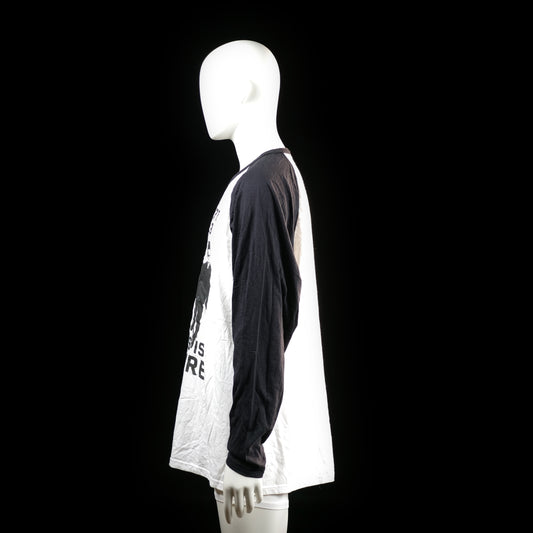 Fruit Of The Loom - long-sleeve top - White, Black - (Storlek: XXL)