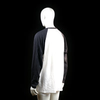 Fruit Of The Loom - long-sleeve top - White, Black - (Storlek: XXL)