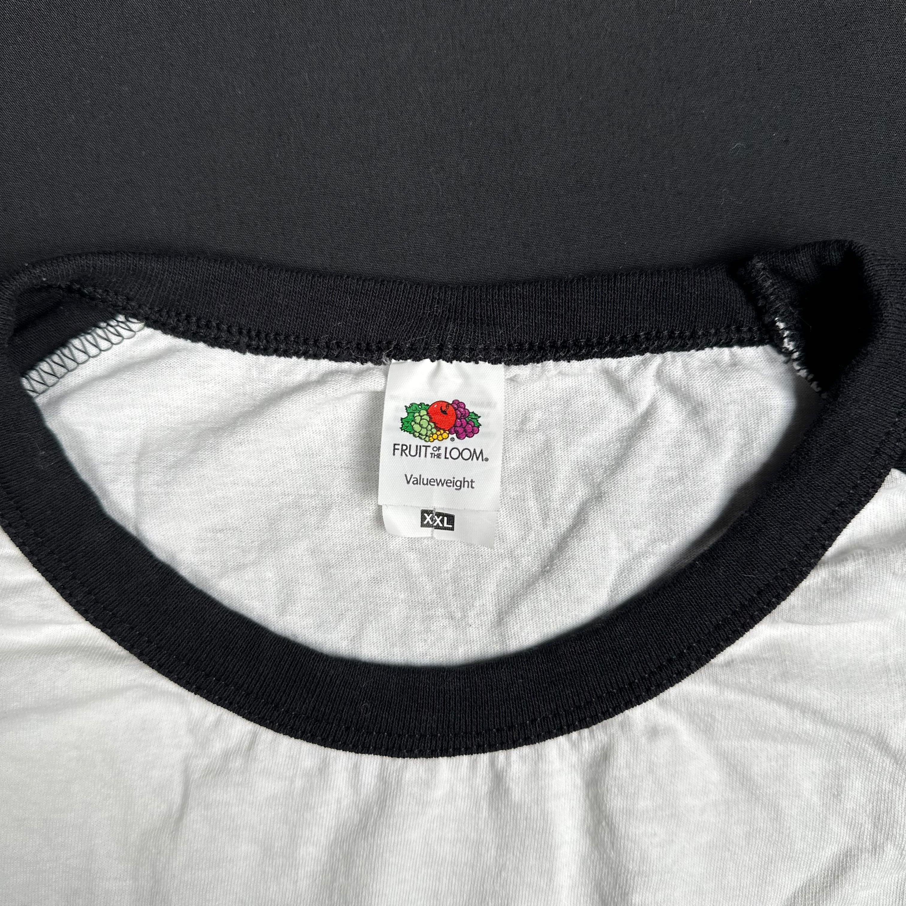 Fruit Of The Loom - long-sleeve top - White, Black - (Storlek: XXL)
