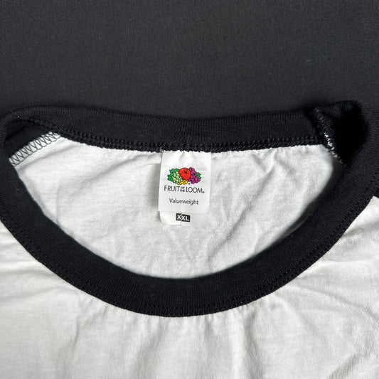 Fruit Of The Loom - long-sleeve top - White, Black - (Storlek: XXL)