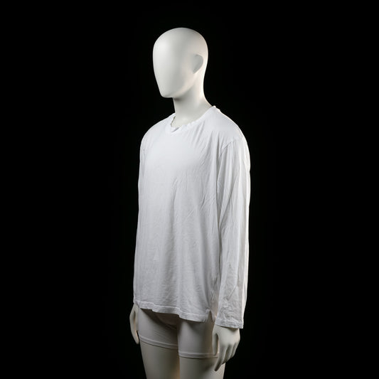 H&M - long-sleeve top - White - (Storlek: L)