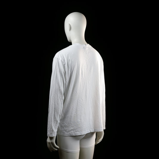 H&M - long-sleeve top - White - (Storlek: L)