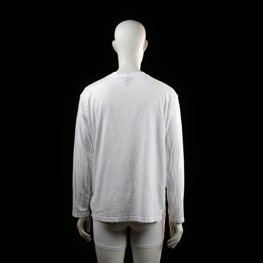 H&M - long-sleeve top - White - (Storlek: L)