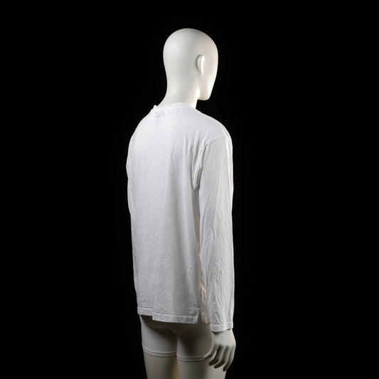 H&M - long-sleeve top - White - (Storlek: L)