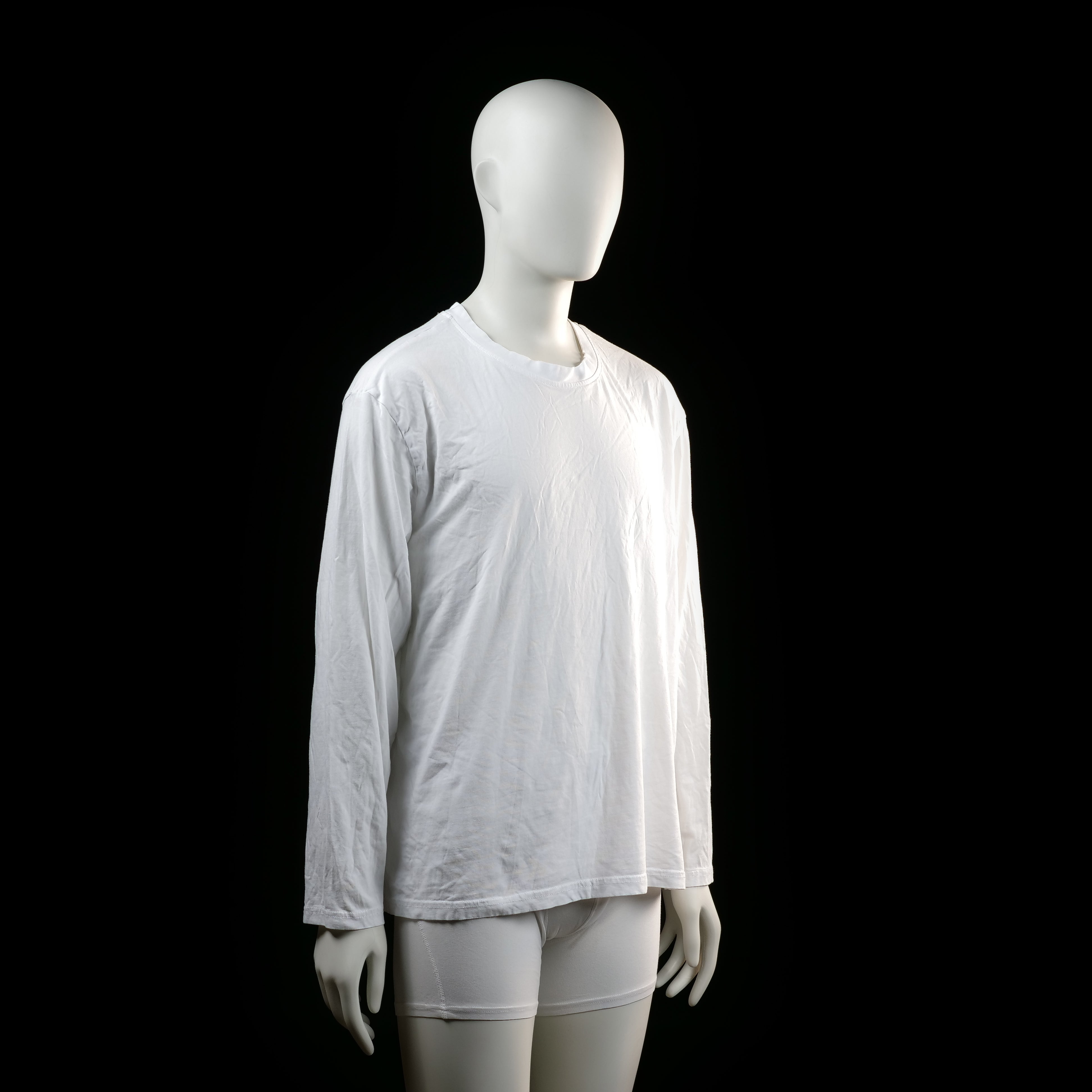 H&M - long-sleeve top - White - (Storlek: L)