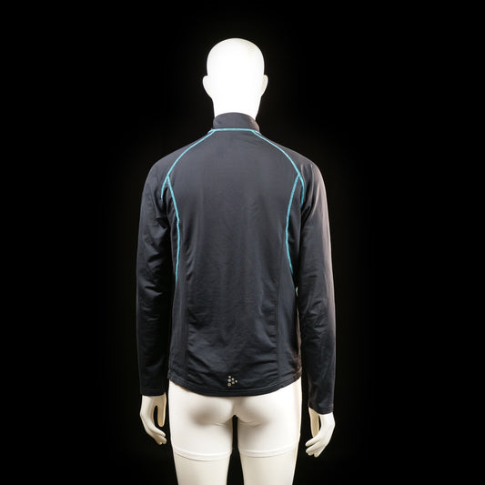 Craft - sports top - Black, Light Blue - (Storlek: M)