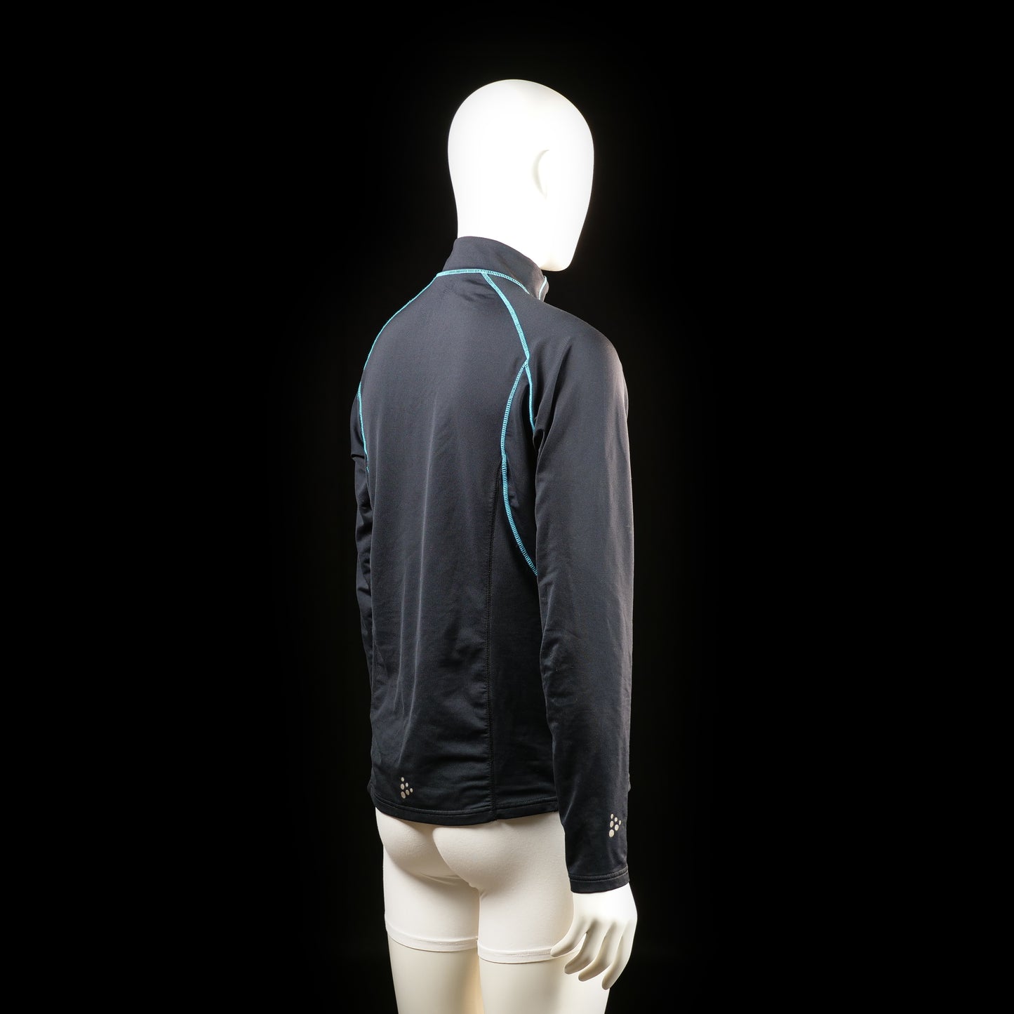 Craft - sports top - Black, Light Blue - (Storlek: M)