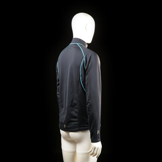 Craft - sports top - Black, Light Blue - (Storlek: M)