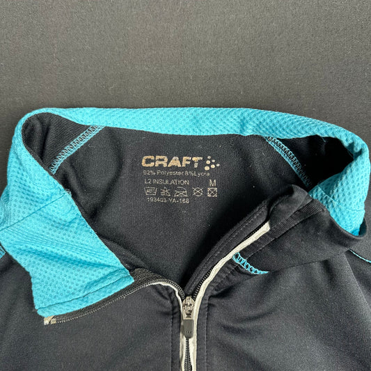 Craft - sports top - Black, Light Blue - (Storlek: M)