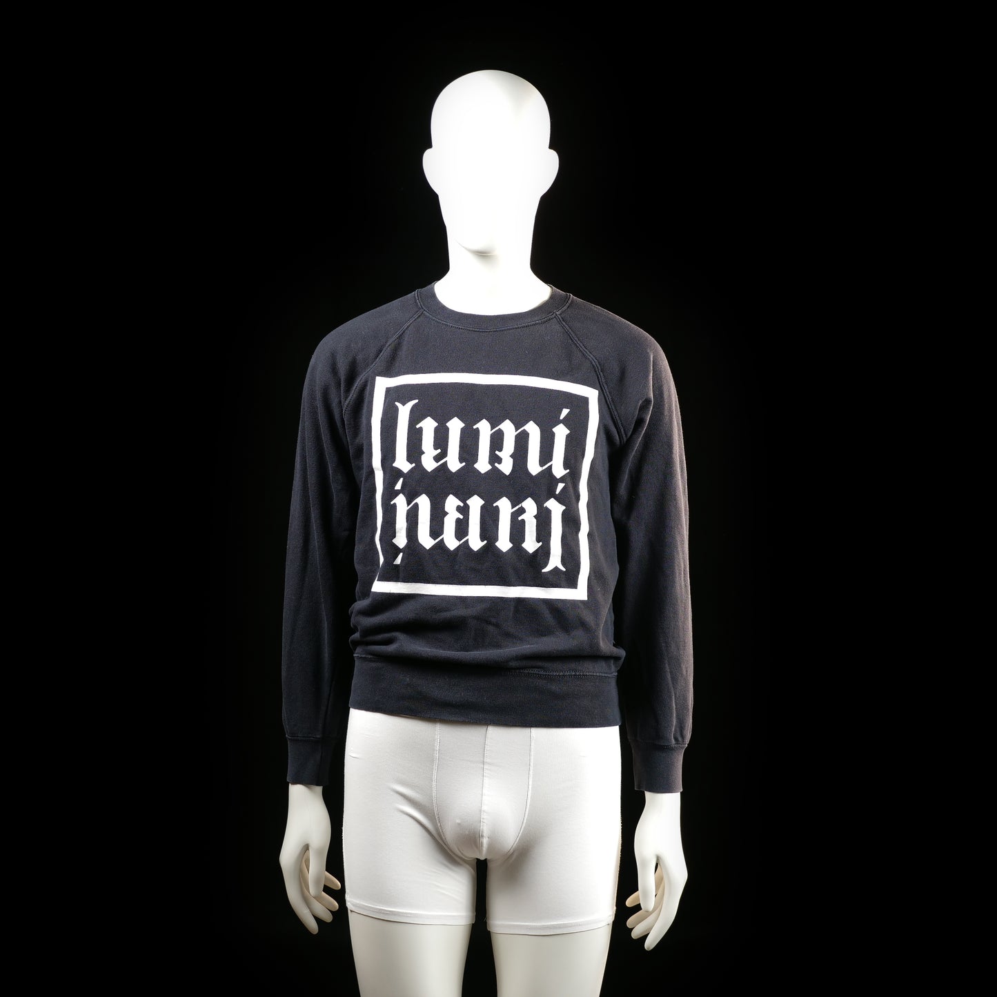 Fruit Of The Loom - sweatshirt - Black, White - (Storlek: S)