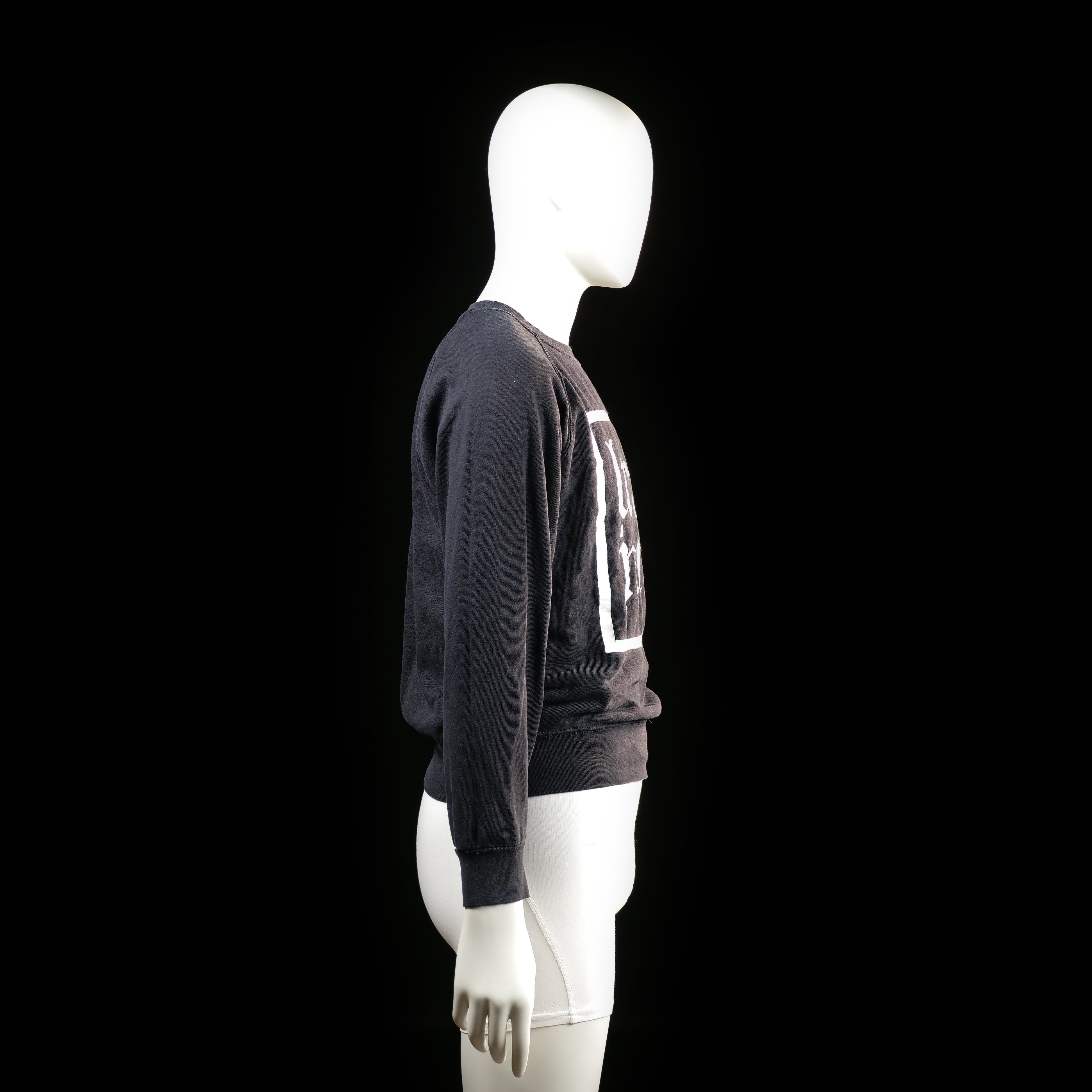 Fruit Of The Loom - sweatshirt - Black, White - (Storlek: S)
