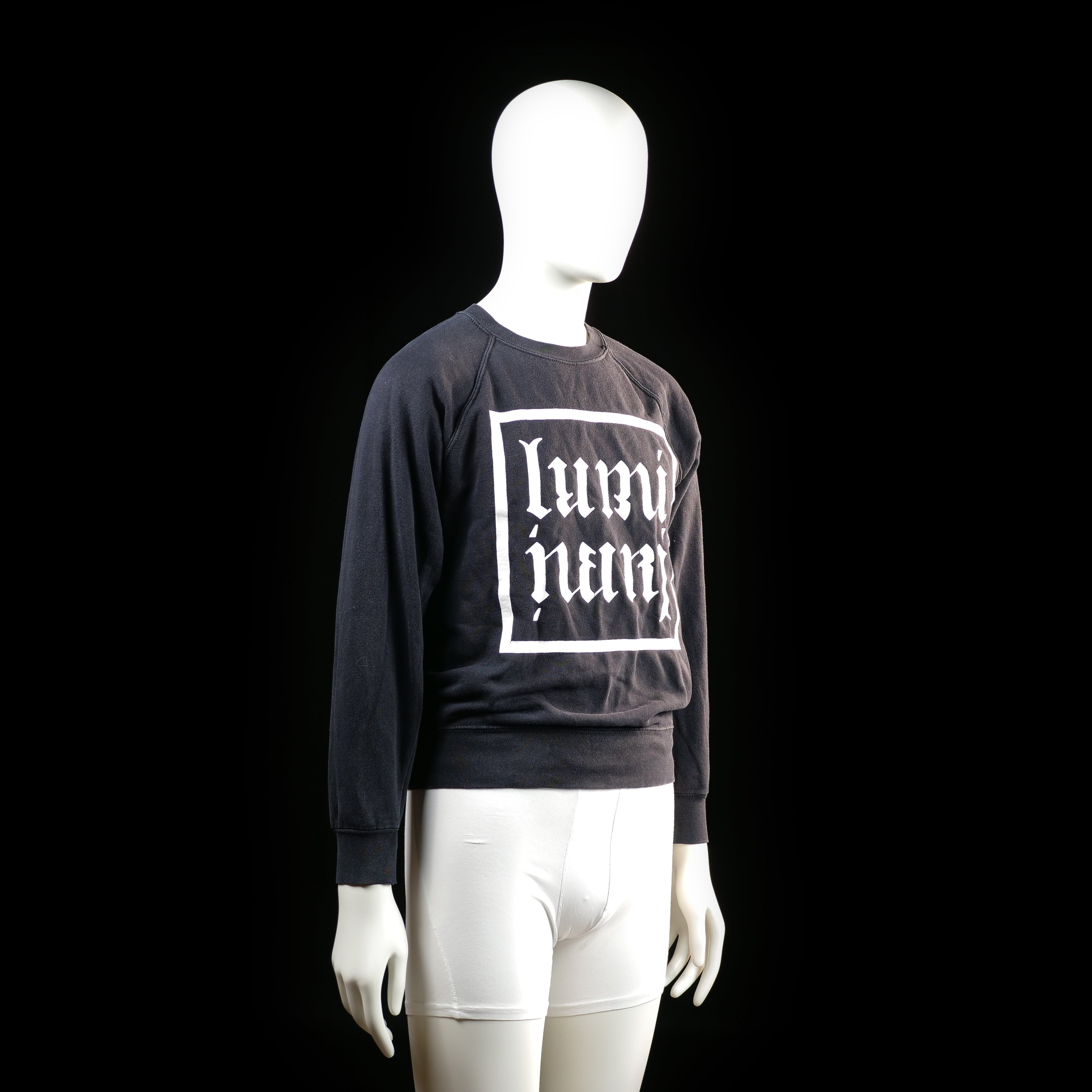 Fruit Of The Loom - sweatshirt - Black, White - (Storlek: S)