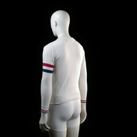 Marine - sweater - White, Red, Navy - (Storlek: S)