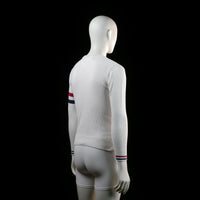 Marine - sweater - White, Red, Navy - (Storlek: S)