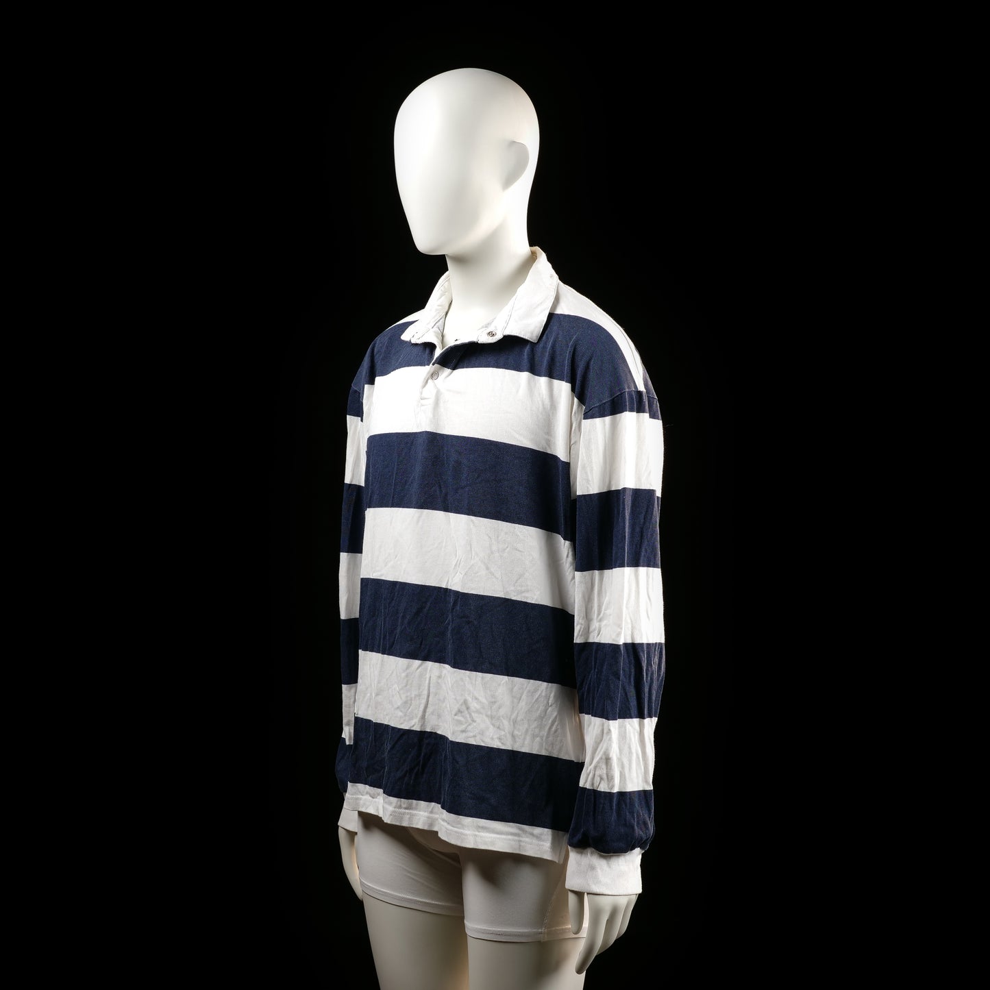 Lager 157 - shirt - White, Navy - (Storlek: L)