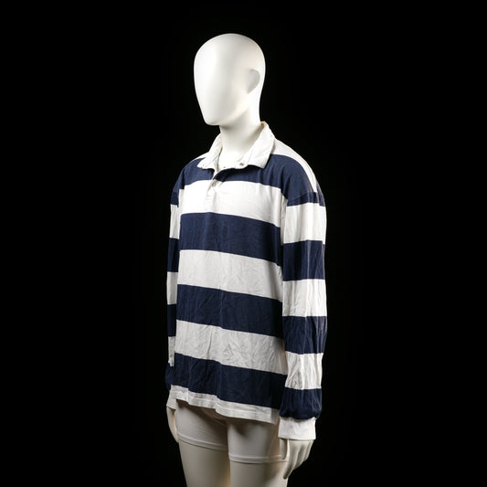 Lager 157 - shirt - White, Navy - (Storlek: L)