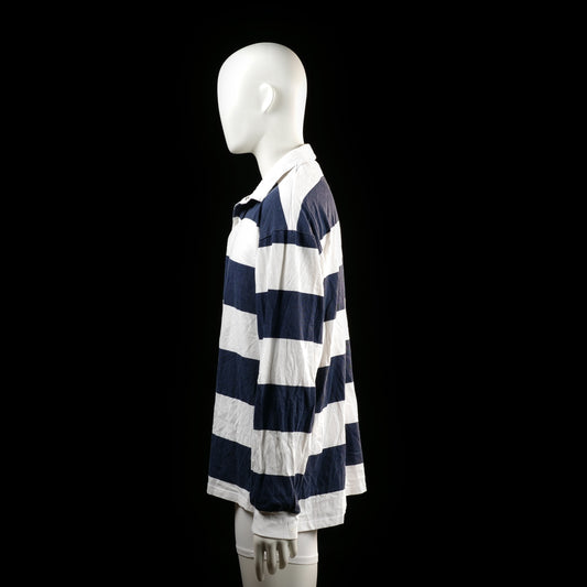 Lager 157 - shirt - White, Navy - (Storlek: L)