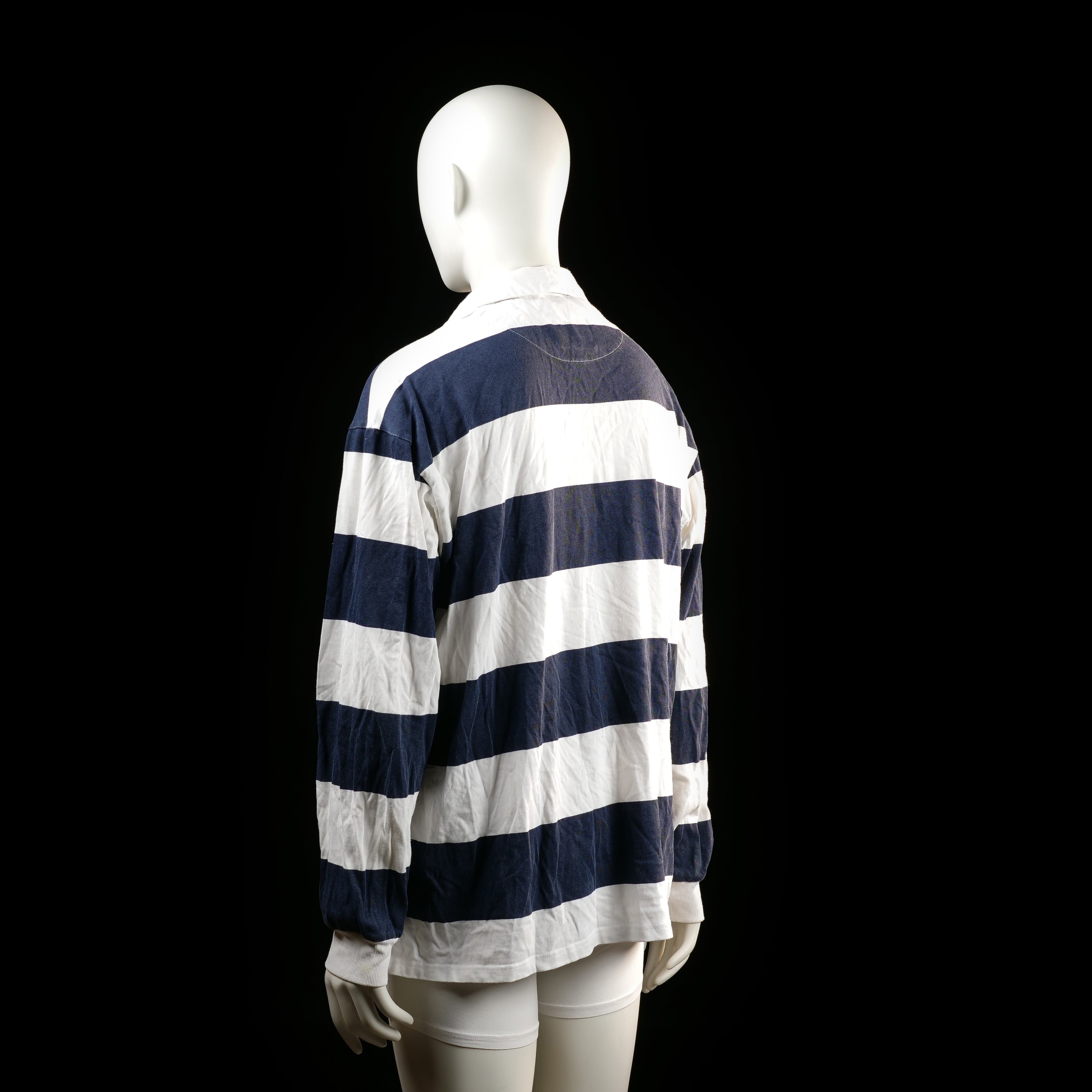 Lager 157 - shirt - White, Navy - (Storlek: L)