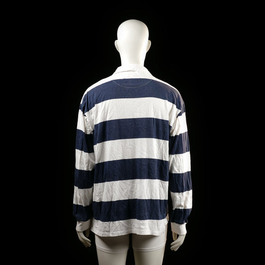 Lager 157 - shirt - White, Navy - (Storlek: L)