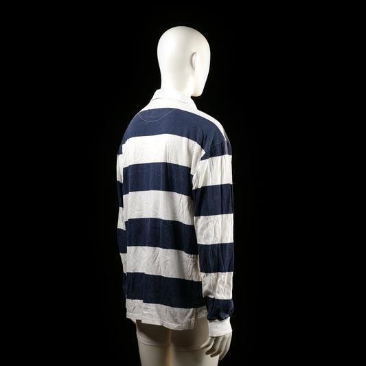 Lager 157 - shirt - White, Navy - (Storlek: L)