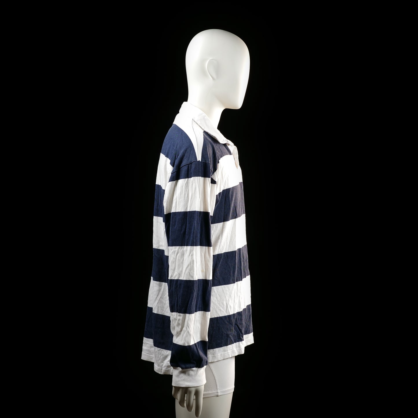 Lager 157 - shirt - White, Navy - (Storlek: L)