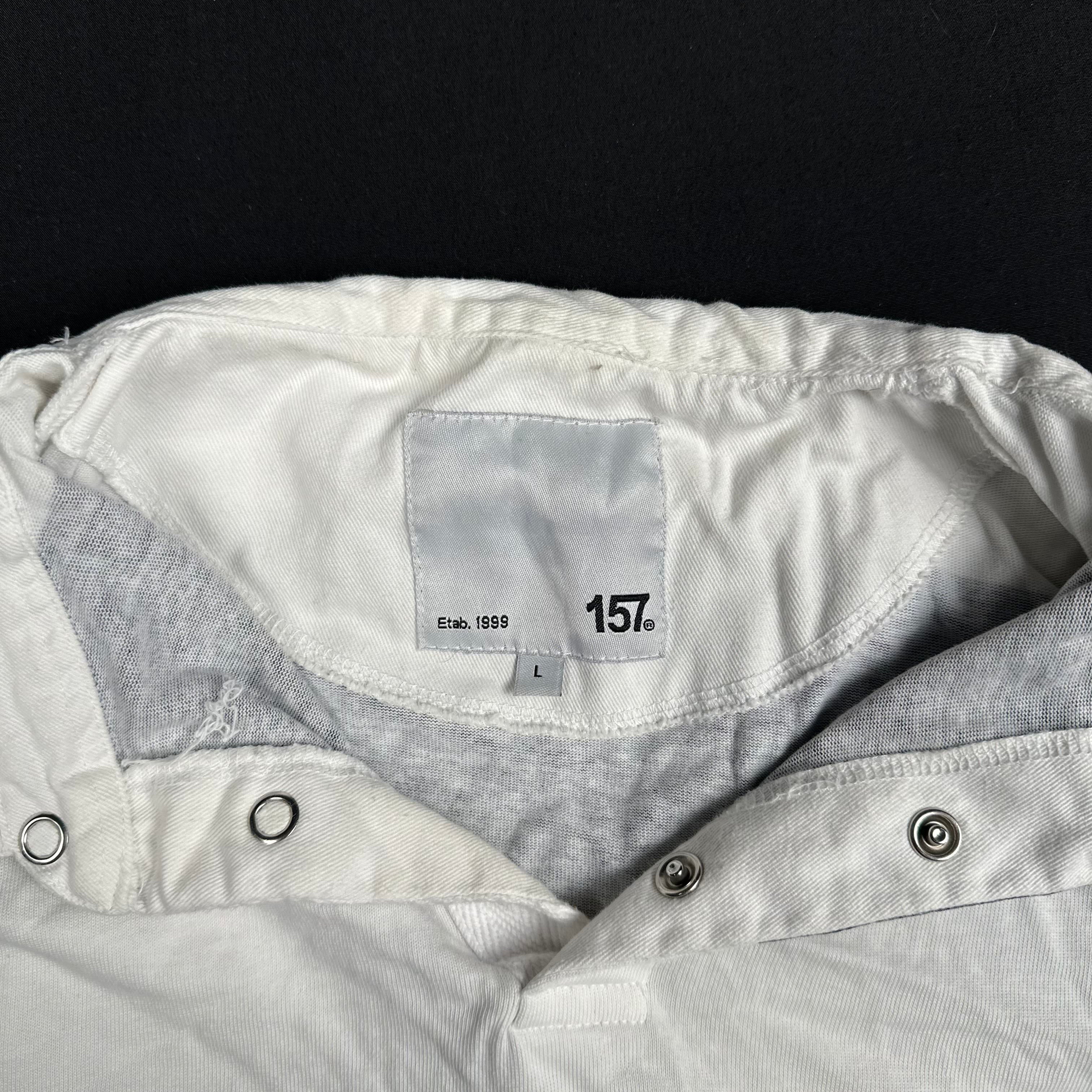 Lager 157 - shirt - White, Navy - (Storlek: L)