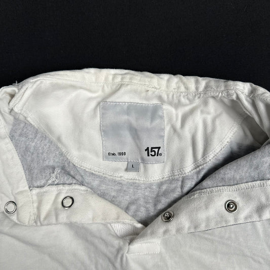 Lager 157 - shirt - White, Navy - (Storlek: L)