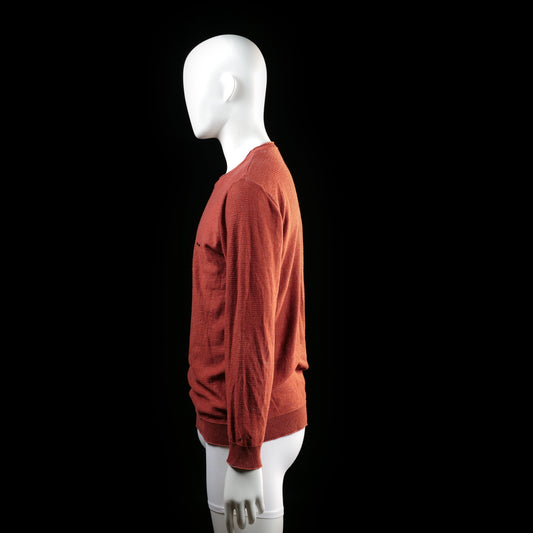 Jakamen - sweater - Brick Red - (Storlek: XL)