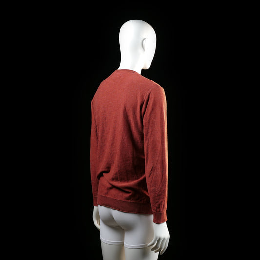 Jakamen - sweater - Brick Red - (Storlek: XL)
