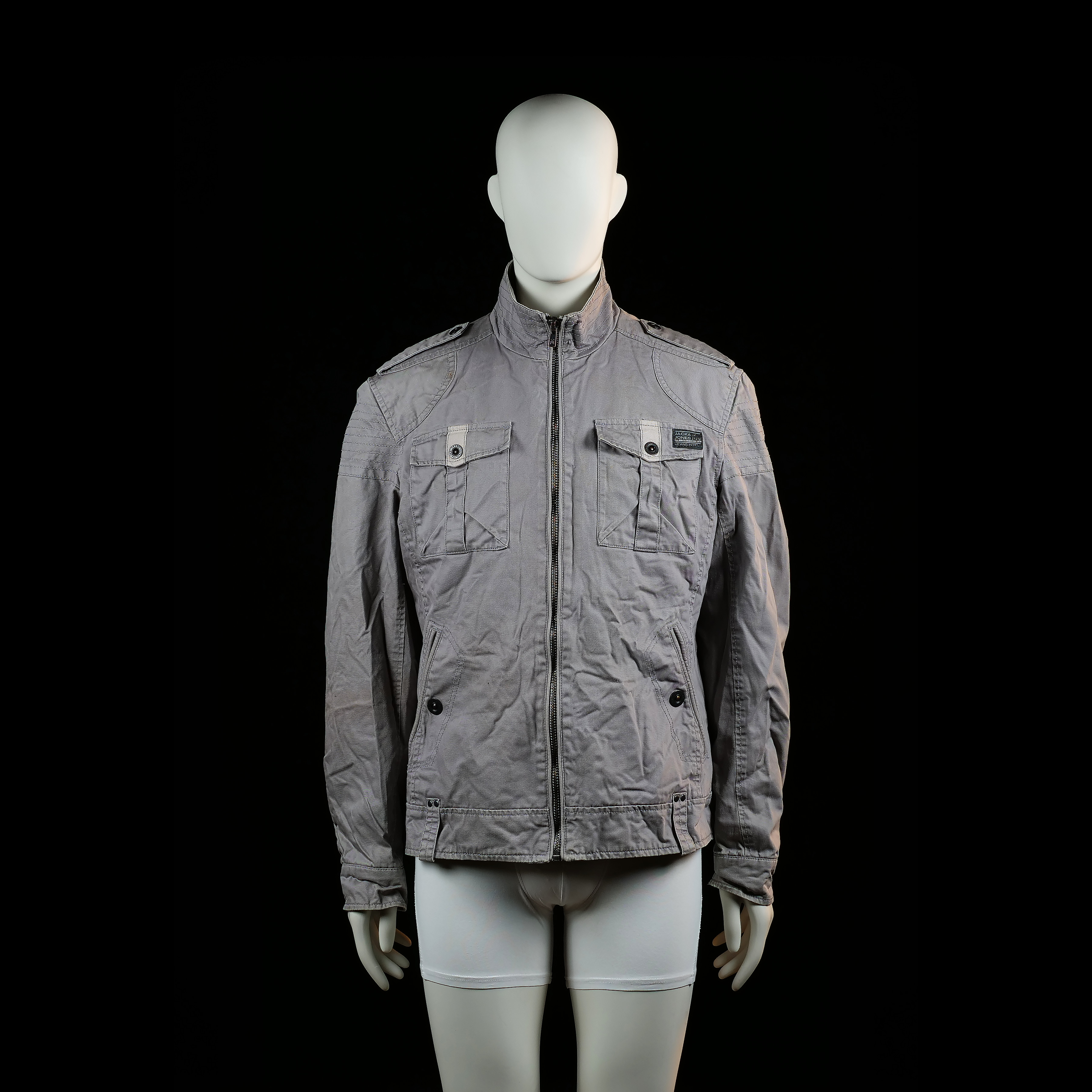 Jack & Jones - hunting jacket - Light Gray - (Storlek: XL)