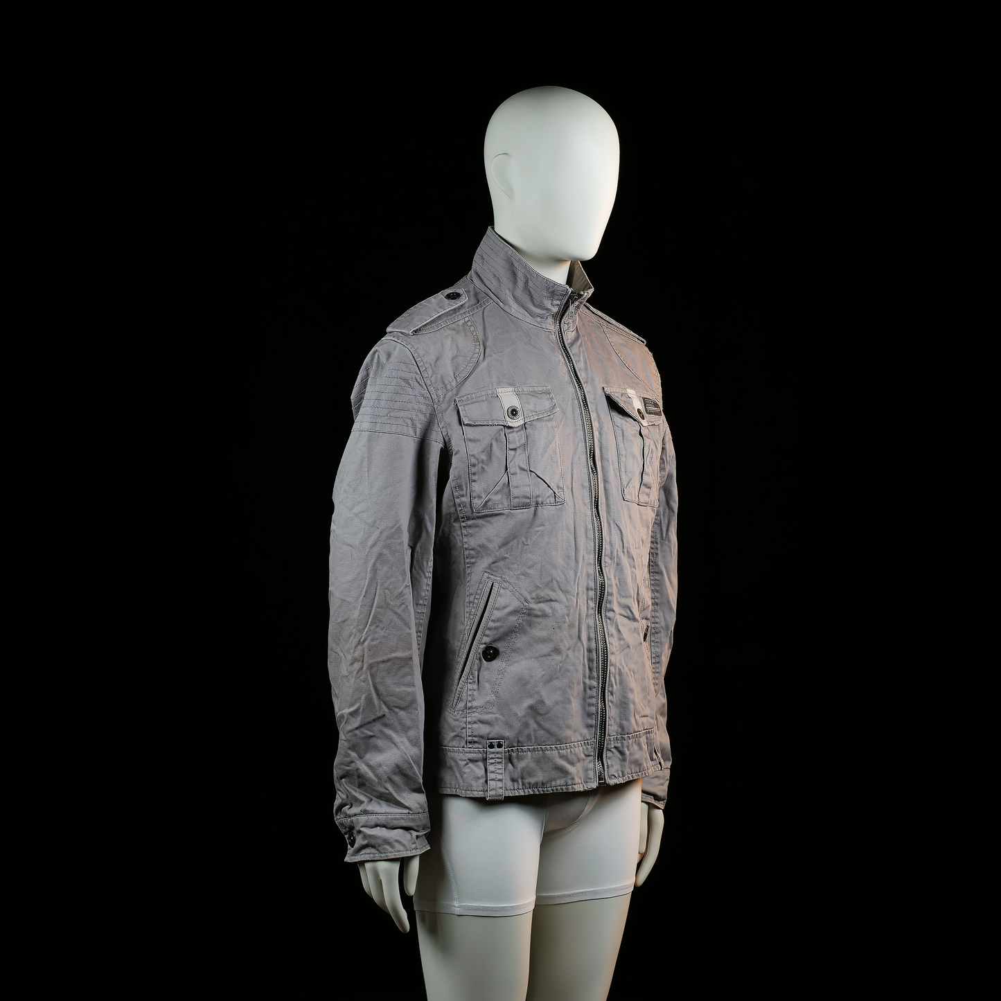 Jack & Jones - hunting jacket - Light Gray - (Storlek: XL)