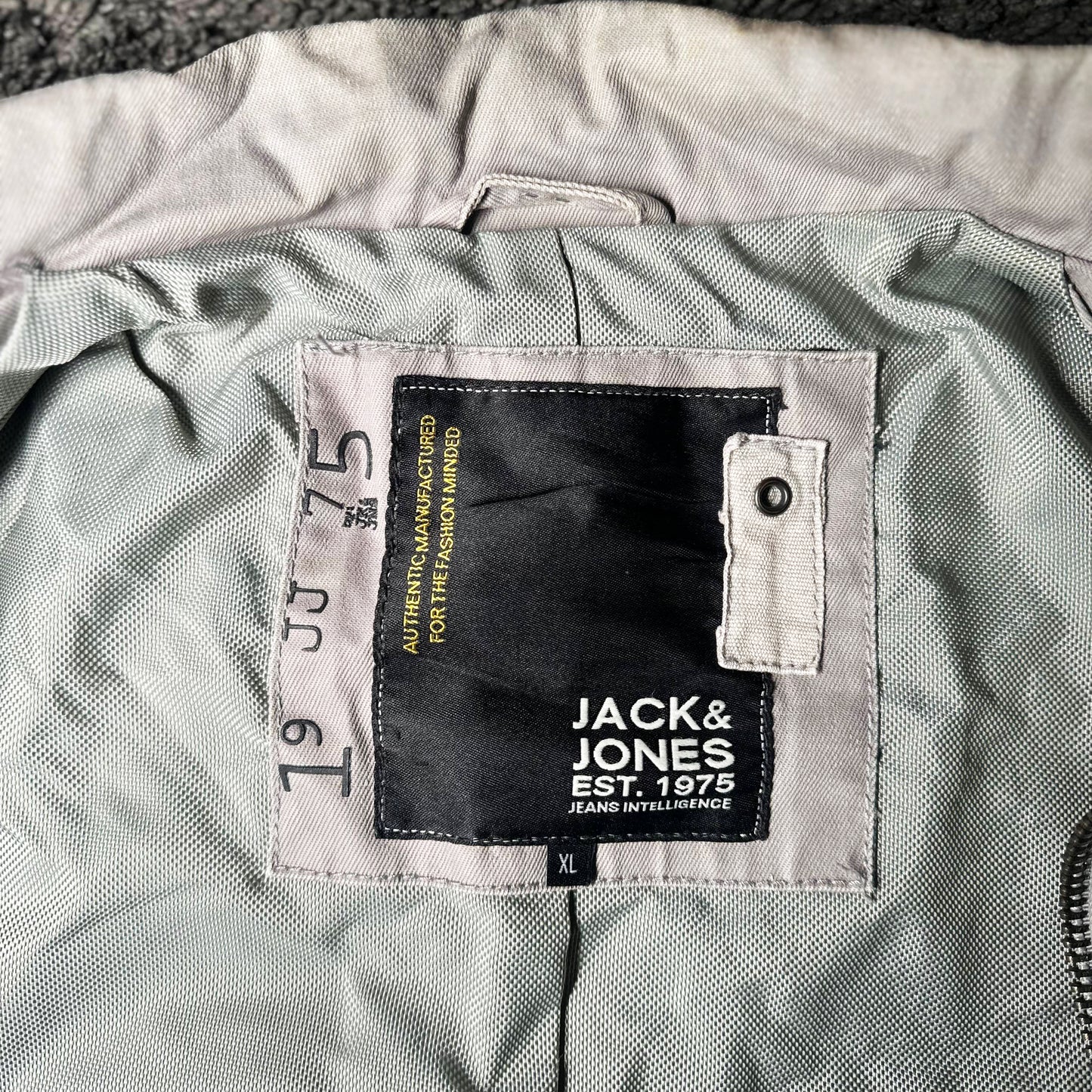 Jack & Jones - hunting jacket - Light Gray - (Storlek: XL)