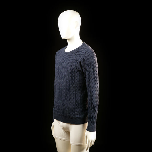 Basic You - sweater - Navy - (Storlek: L)