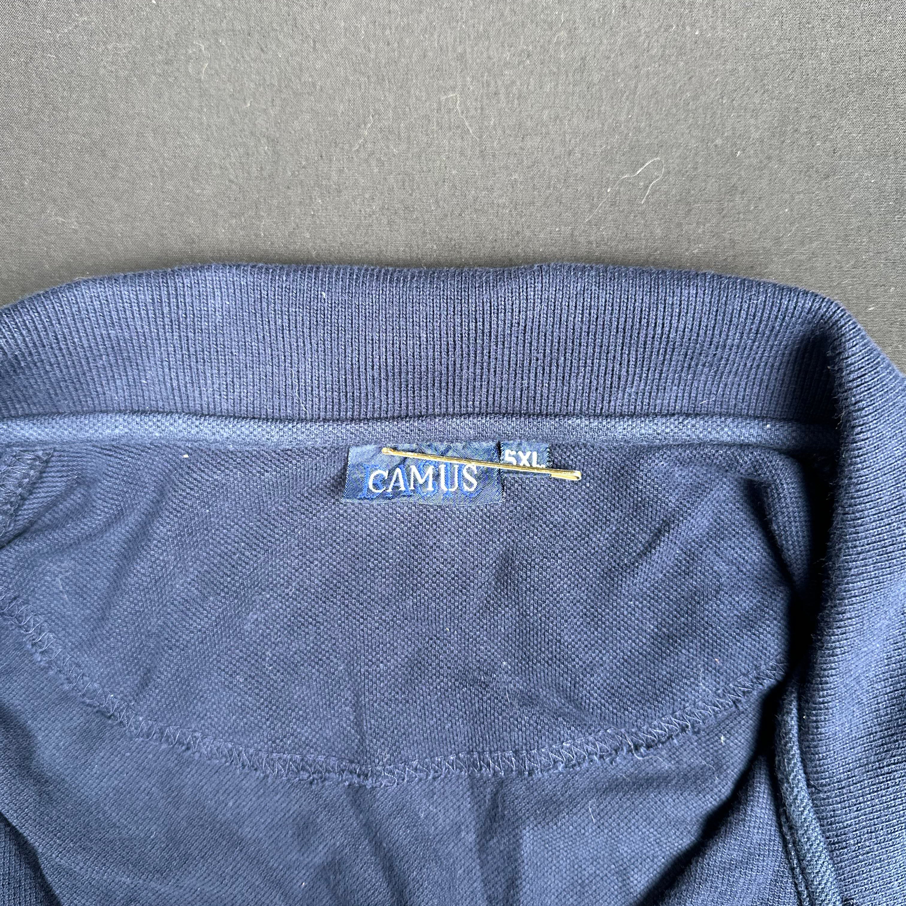 Camus - polo - Navy - (Storlek: 5XL)