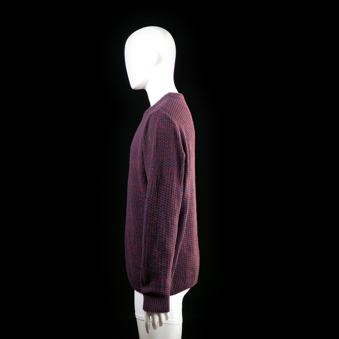 Defacto - sweater - Burgundy, Navy - (Storlek: L)