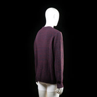 Defacto - sweater - Burgundy, Navy - (Storlek: L)